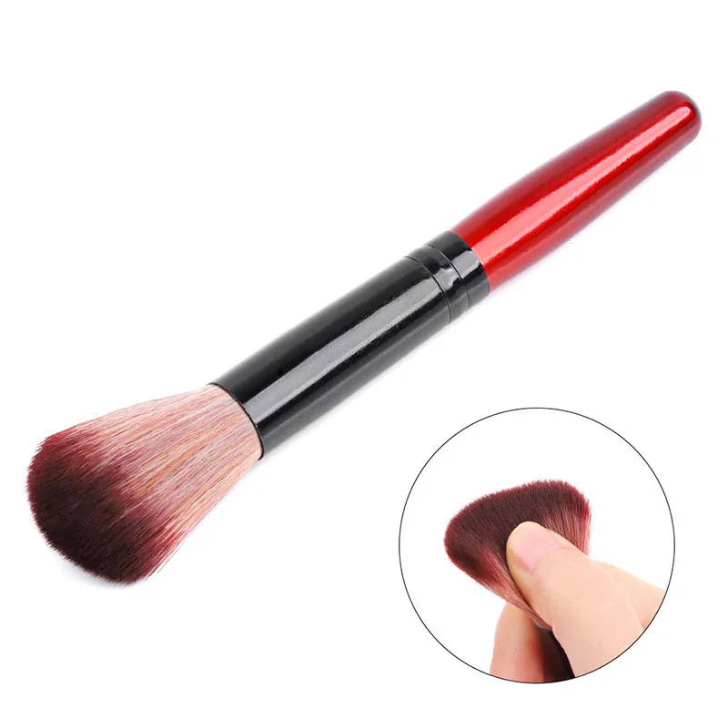 

Shot Wooden Manicure Brushes Nail Dust Brush Clean Nail Fiber Polishing Dust Tool