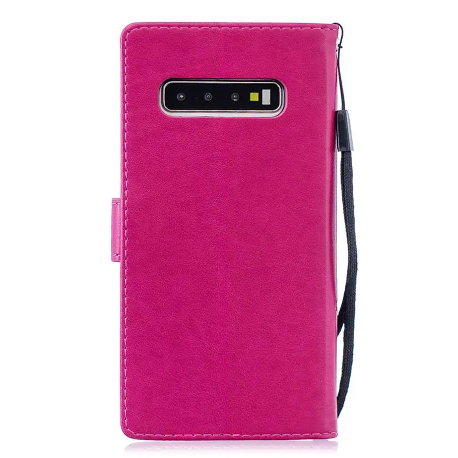 Кожаный флип-чехол для samsung Galaxy S10 S10E S7 S8 S9 A30 A40 A50 A10 M10 M20 M30 A6 A8 A7 J3 J4 J5 J6 J7 плюс чехол