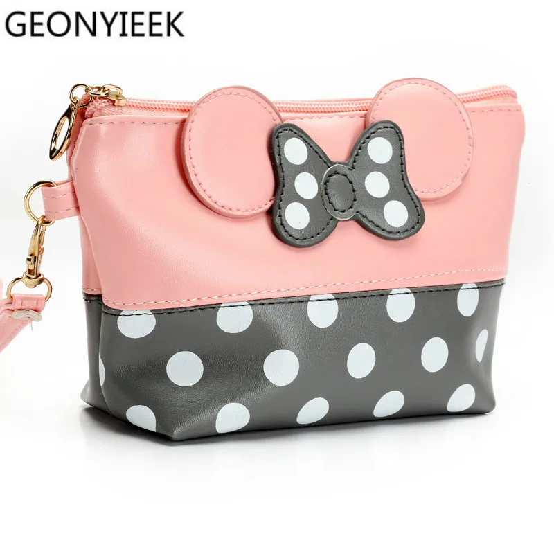 Travel Cosmetic Bag Cartoon Bow Makeup Case Women Zipper Hand Holding Make Up Handbag Organizer Storage Pouch Toiletry Wash Bags Travel Cosmetic Bag Cartoon Bow Makeup Case Women Zipper Hand Holding Make Up Handbag Organizer Storage Pouch Toiletry Wash Bags