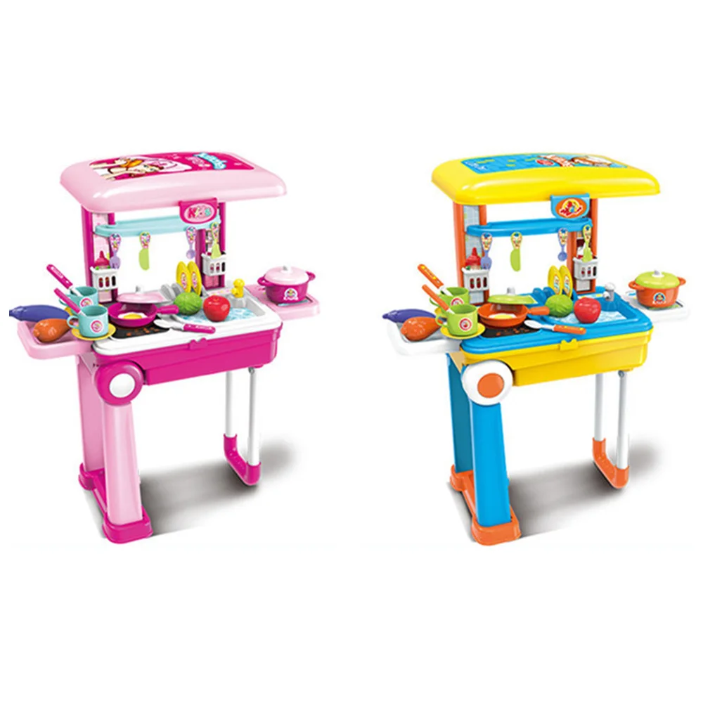 Портативная детская игрушка для раннего обучения кухонные принадлежности