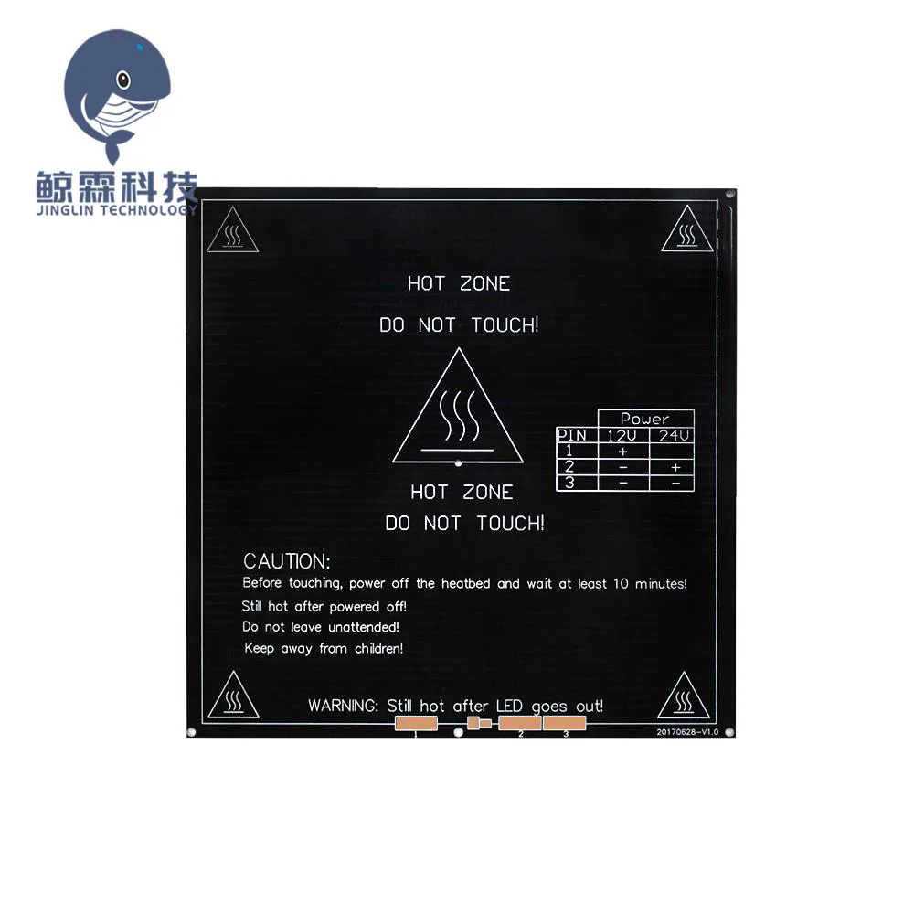 Запчасти для 3D-принтера нагревательная панель MK3 214*214*3 0 мм 12 В 24 черные запчасти