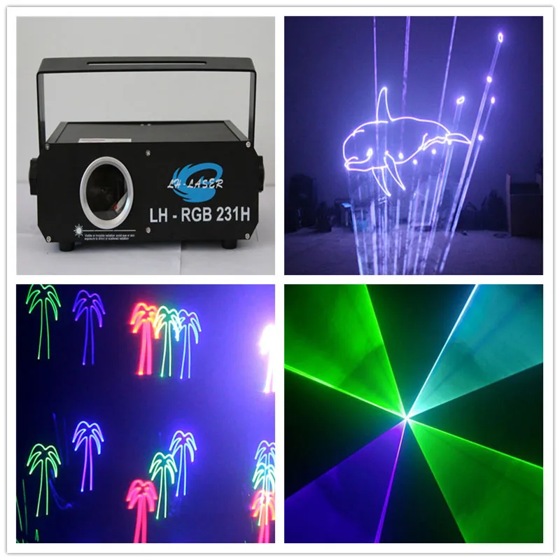 Недорогой лазерный мини проектор RGB с SD картой сценический светильник Lumiere