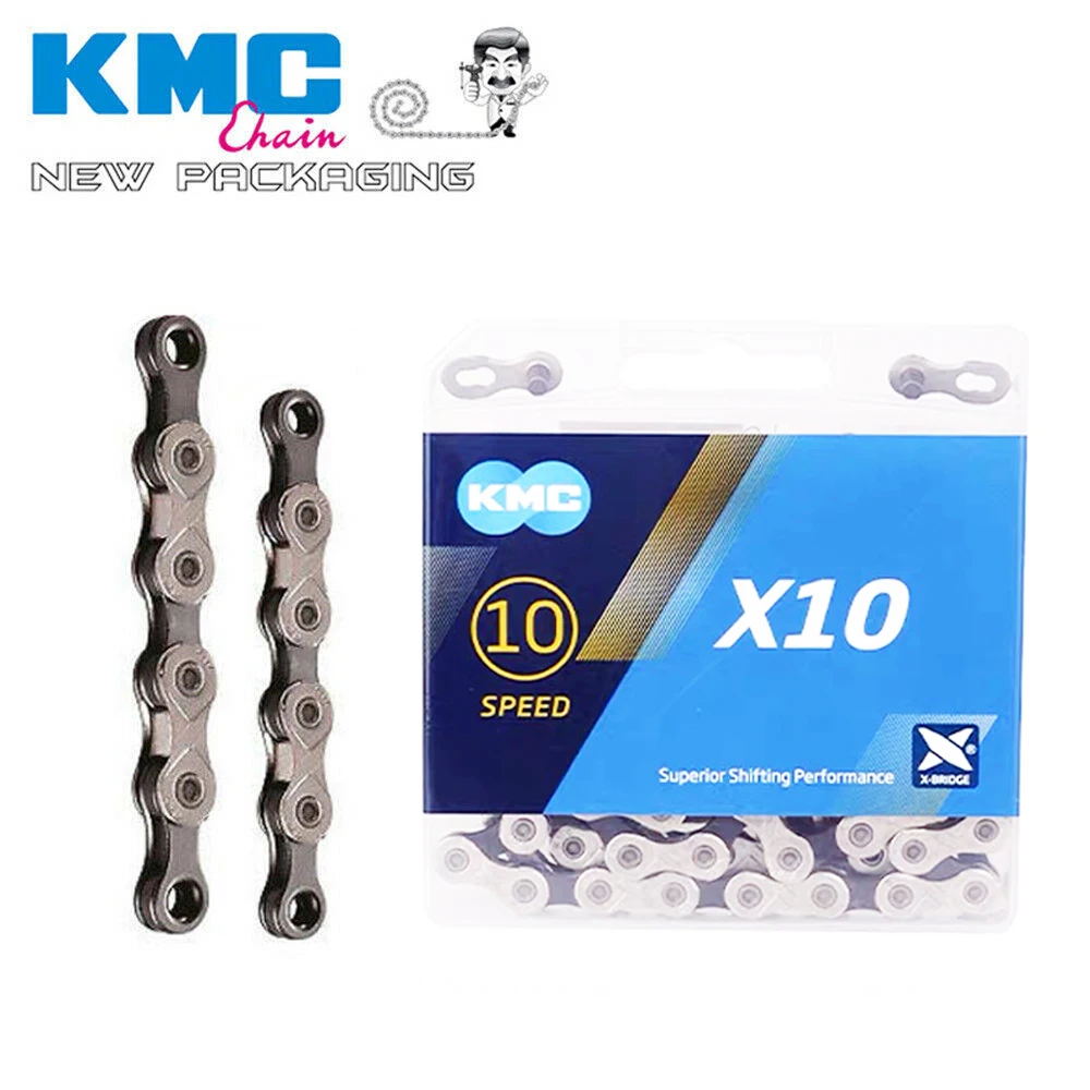 KMC X10 X10.93 MTB горный велосипед цепь для дорожного велосипеда 116L 10 скоростная