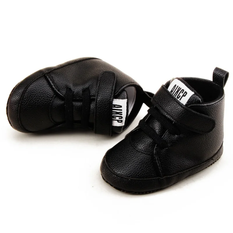 Мягкая детская противоскользящая обувь с подошвой для новорожденного мягкий хлопок новинка однотонные Детские ступни