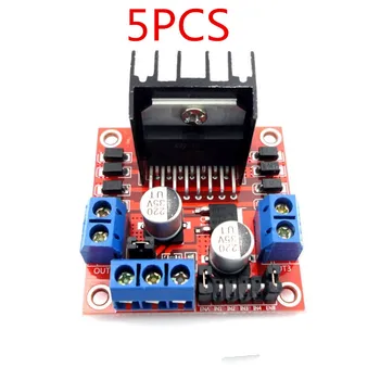

Free Shipping 5pcs/lot L298N motor driver board module L298 for arduino stepper motor smart car robot