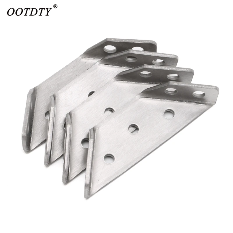 OOTDTY 4 шт. небольшой кронштейн из нержавеющей стали с прямоугольным кодом|Угловые