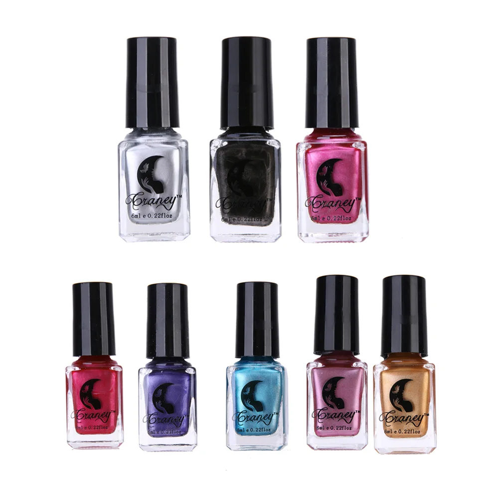 

New Style 6ML Nail Art Polish Multicolor Metallic Mirror Effect Professional DIY Nail Tips Design Color Painting Gel Polish