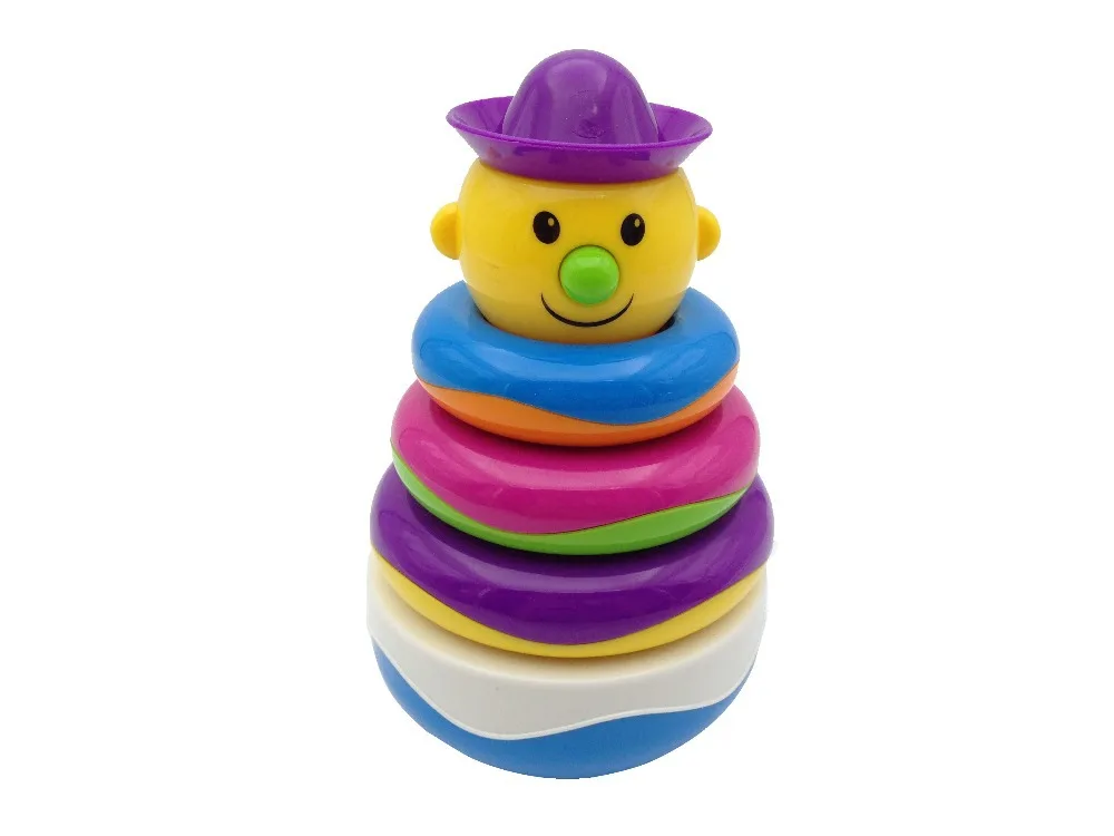 New 2014 Hot Sale Funny Primary Childrens Baby Wooden Educational Rocking Stacking Blocks Toy Free Shipping No: TY9063 | Игрушки и хобби