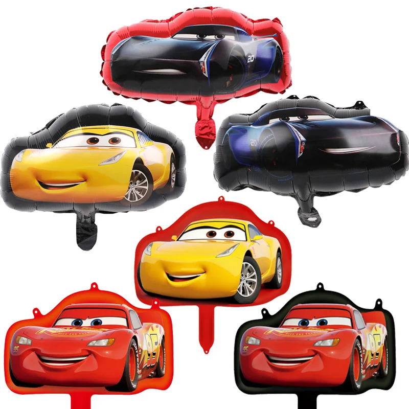 Cars Lighting Mcqueen Mater Foil Balloons S-E Shower Birthday Party Supplies lot
