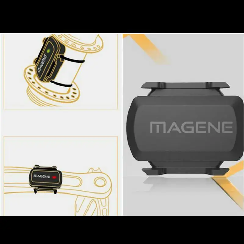

Mountain bike ANT+ Bluetooth dual-mode wireless pedaling speed sensor 2 in 1 for GARMIN/Bryton/igpsport bicycle computer