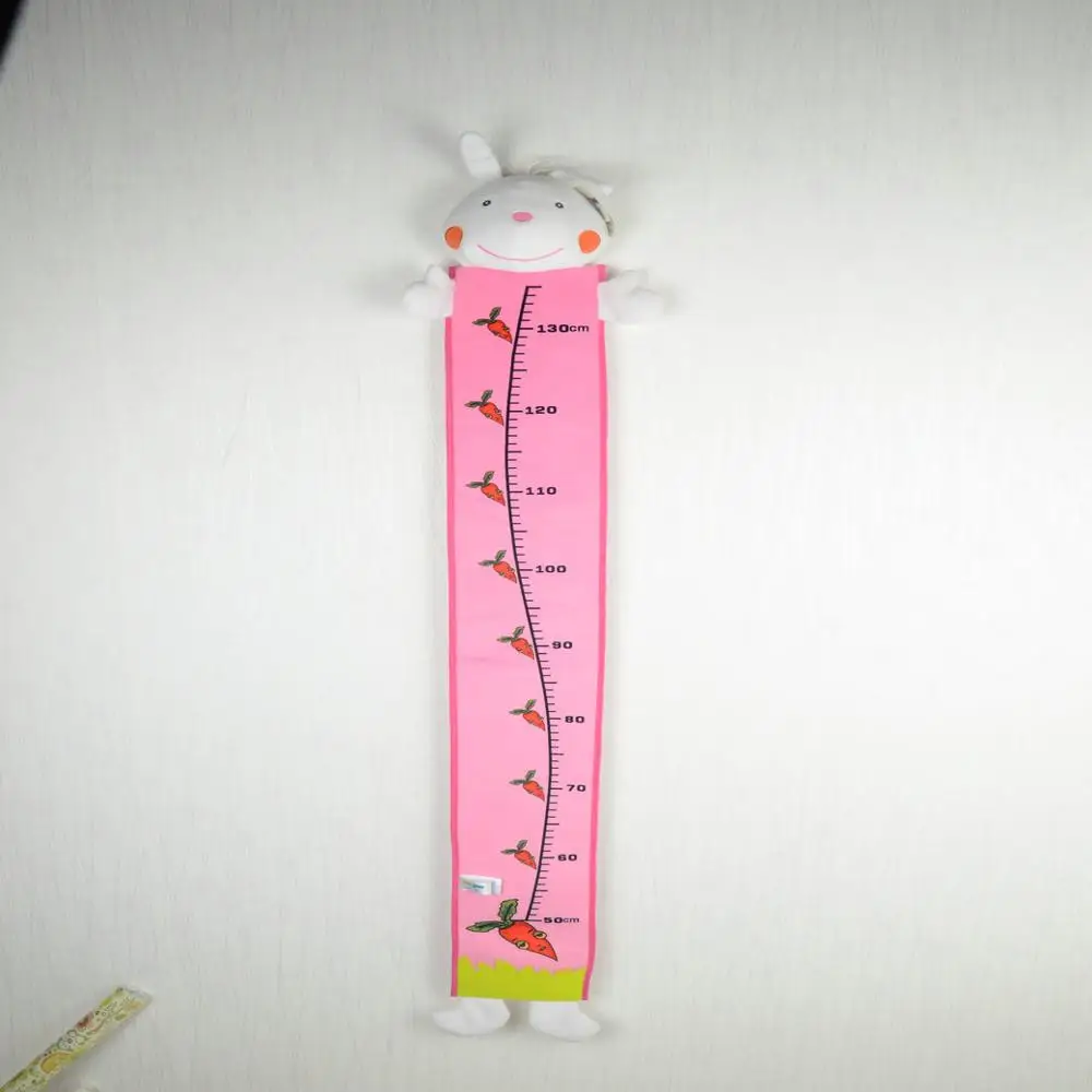 Baby Suspended Cartoon Animal Plush Height Ruler For Children