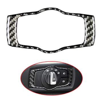 

Headlight Switch Button Luxury Carbon Fiber Trim Sticker Fit for BMW E90 E92 E93 3 Series 325i 328i 335i 2005-2012 New