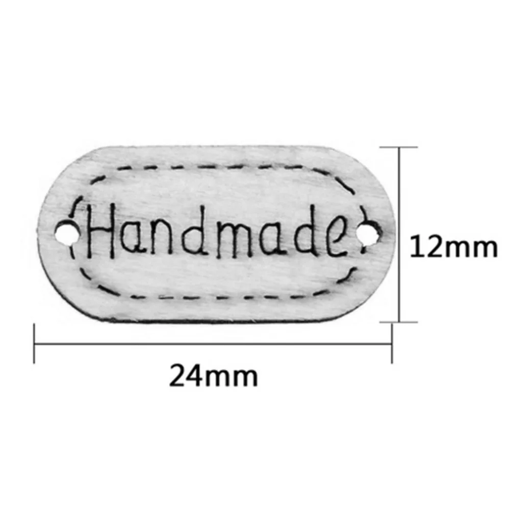 50 шт./компл. деревянный небольшой гравировкой "ручной работы дорожные знаки кнопки «сделай сам» 2 отверстия шитье вывески с деревянными пуговицами и бытовые швейные наборы инструментов