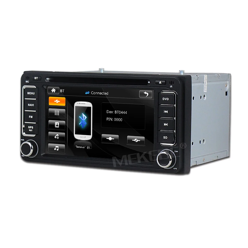 Sale capacitive screen 2 DIN Car DVD GPS for Toyota Terios Old Corolla Camry Prado RAV4 Universal radio RDS 1080p free shipping +map 8