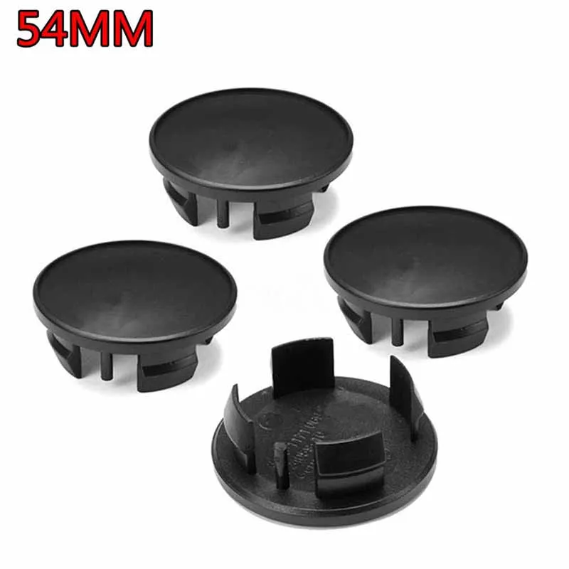 JXLCLYL 4pcs Black 54mm Plastic Car Wheel Center Hub Cap For BMW Mini Cooper
