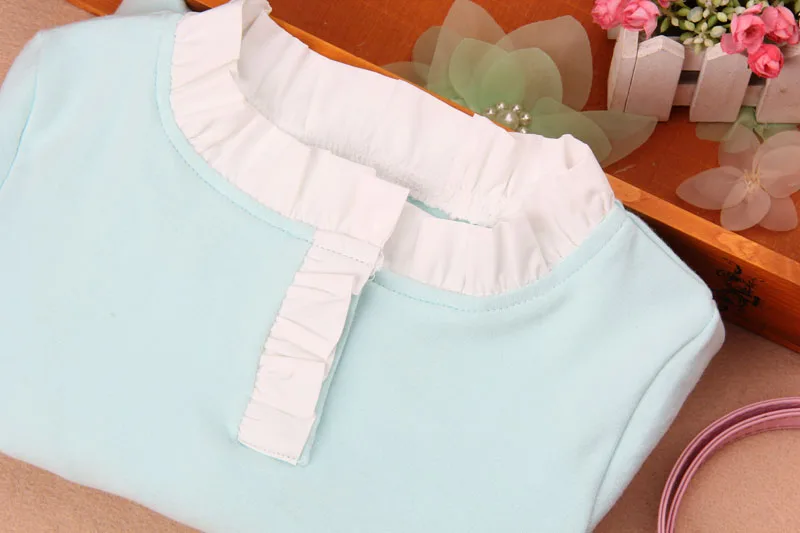 Блузка для девочек г. Осенняя детская одежда для детей школьная блуза для девочек детская хлопковая рубашка с длинными рукавами блузки для детей от От 1 до 16 лет