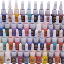 54 шт. перманентный макияж пигментные чернила 54 цвета комплект татуировки чернила 5 мл краски татуировки