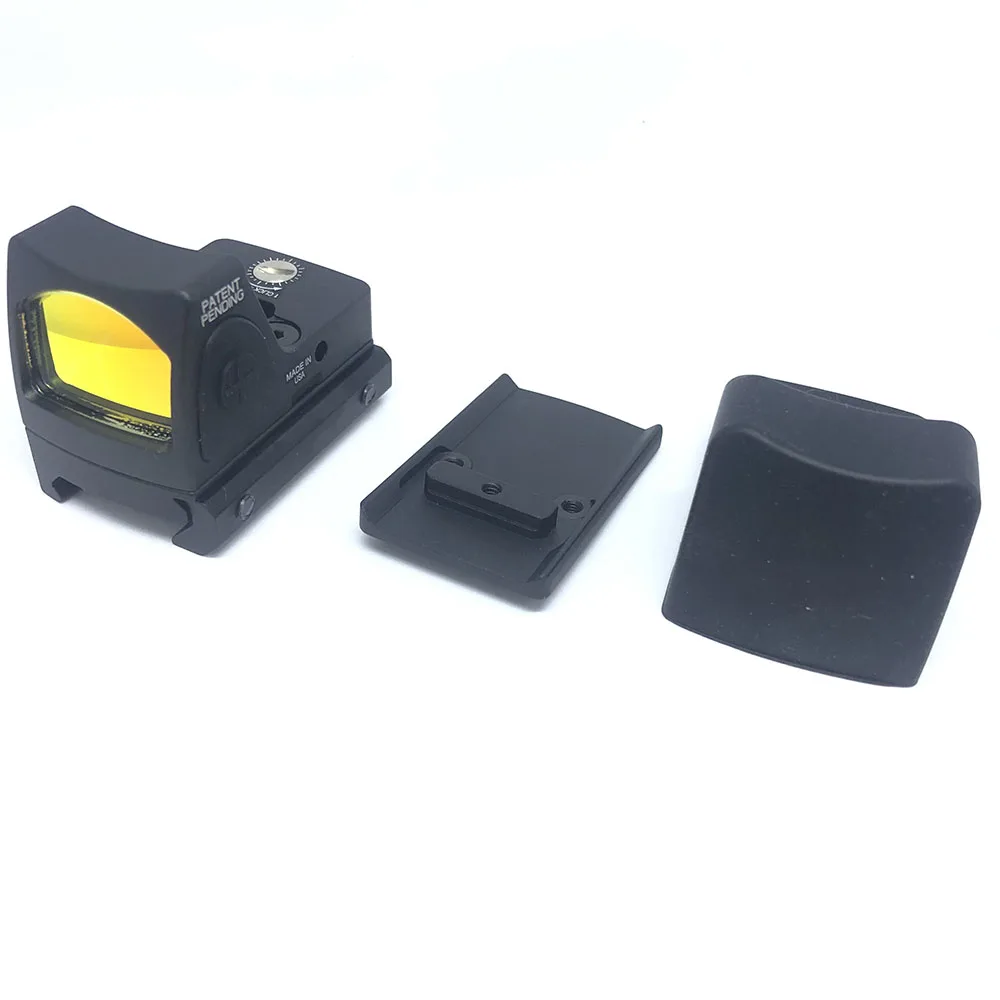 Lanlingmalls мини RMR красный точечный прицел Collimator Glock/Pistool Reflex Sight Scope fit 20 мм Weaver Rail для