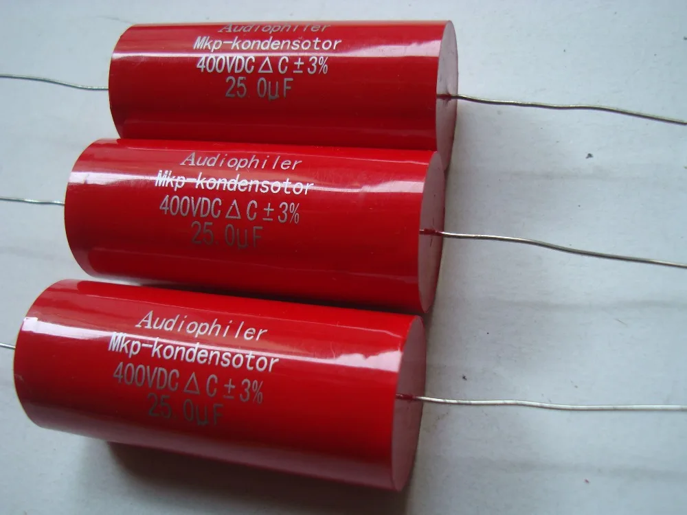 

[BELLA]Audiophiler MKP-kondensotor 400V 25UF Copper foot audio capacitor original new! Volume 24*56--10PCS/LOT