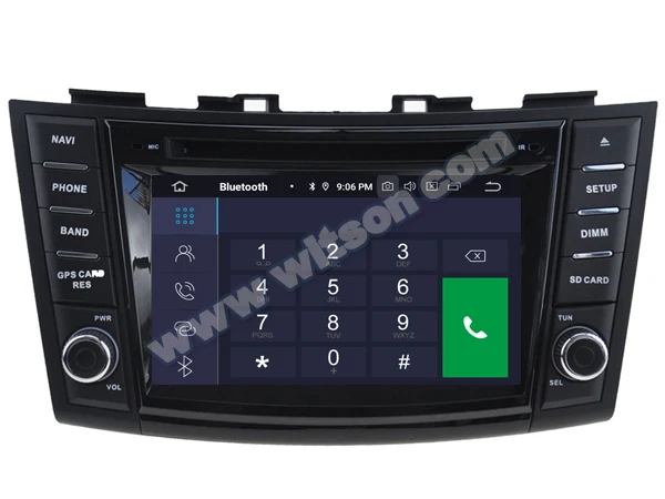 Excellent 7" Android 9.0 OS Car DVD Multimedia GPS Radio for Suzuki Swift 2011-2017 & Suzuki Ertiga 2012-2017 with ADAS Function Support 0