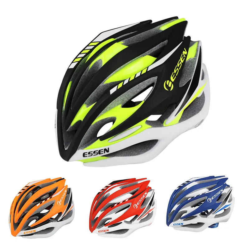 

ESSEN Bicycle Helmet 57-61CM Ultralight-Molded Safety Caps Mountain Road Racing Helmet Bikes MTB Cycling Helmet Casco Ciclismo