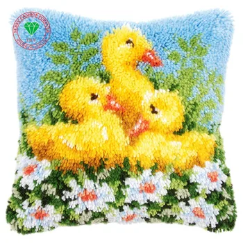 

embroidery pillowcases hook rug stitch pillowcase embroidery thread Latch hook rug kits cushion rug home cushion mat hook rug