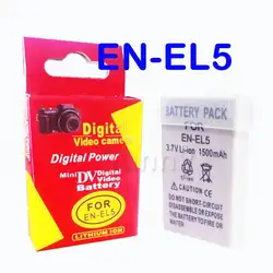 En el5 enel5 ENEL 5 en el 5 en el 5 Батарея для Nikon cool PIX P80 P90 P100 p500 P510 P520 P530 P5000 P5100 цифровой Камера