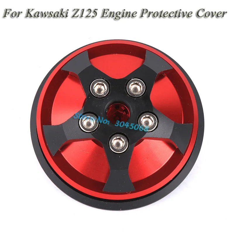 Для KAWASAKI Z125 Pro Аксессуары для мотоциклов с ЧПУ Алюминий двигателя статора Защитная крышка из исинской глины для украшения