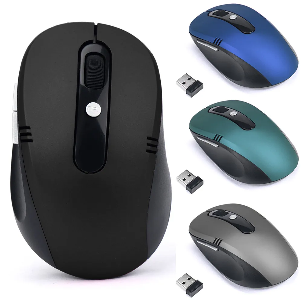 Wireless Mouse 6 Keys 2.4GHz Wireless Mouse Gamer USB Optical Scroll