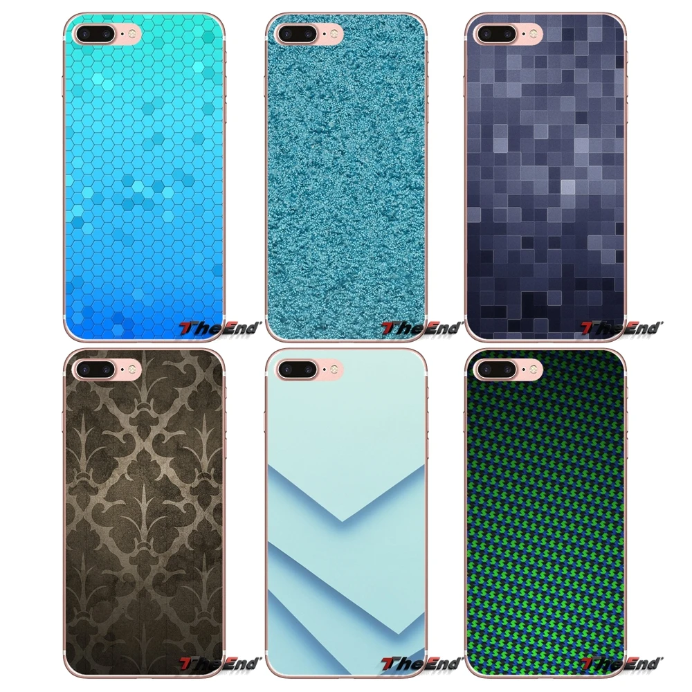 Чехлы для мобильных телефонов Samsung Galaxy S2 S3 S4 S5 MINI S6 S7 edge S8 S9 Plus Note 2 3 4 5 8 Coque Fundas Textures