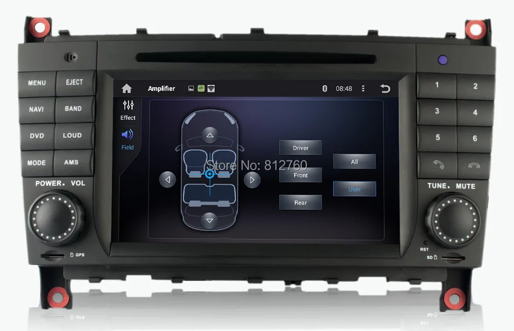 Flash Deal 2G RAM Quad Core Android 7.1 Car DVD GPS for Mercedes Benz C Class W203 C200 C230 C320 CLK 200 CLK350 CLK500 Car Radio Stereo 6