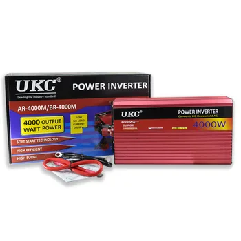 

2000W 3000W 4000W Car Power Inverter Converter DC 12V To AC 220V 50HZ Full Protection AC Power Inverter USB Charger Adapter