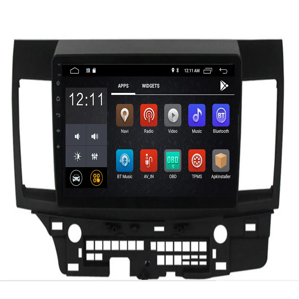 2 DIN 10 &quotAndroid Восьмиядерный автомобильный DVD GPS плеер для Mitsubishi Lancer 2007 2016 2008 15