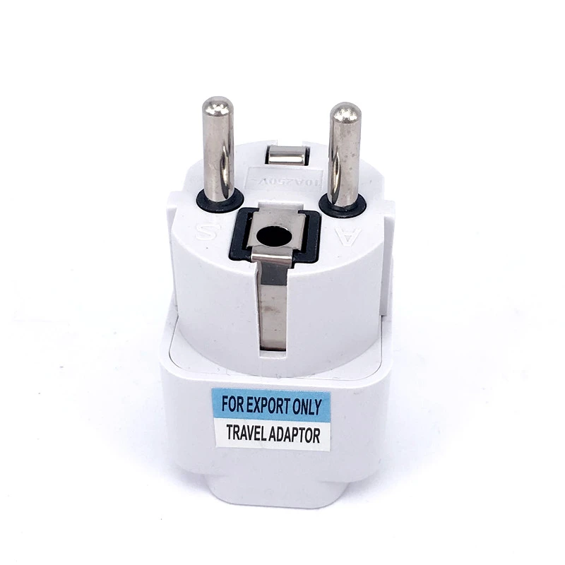 Adaptador de enchufe Universal europeo KR EU AU UK US a EU alemán, adaptador de viaje, enchufe eléctrico, toma de corriente|Adaptador de enchufe internacional| - AliExpress