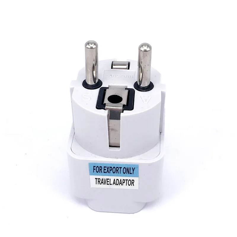 

Universal European KR EU Plug Adapter AU UK American US To EU KR Euro German Travel Adapter Electrical Plug Power Sockets Outlet