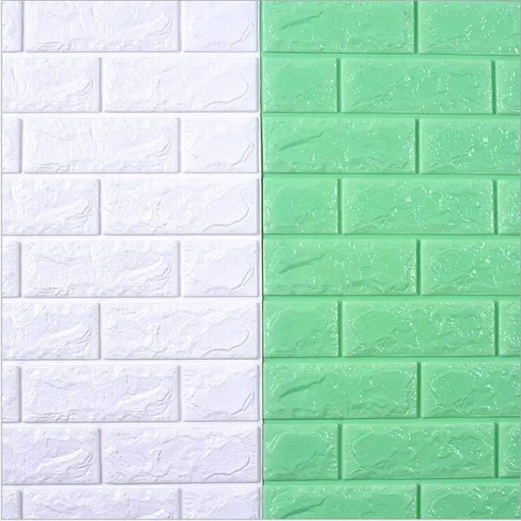 

70X8.5CM DIY Self Adhesive 3D Wall Stickers Bedroom Decor Foam Brick Room Decor Wallpaper Wall Decor Wall Sticker For Kids Room