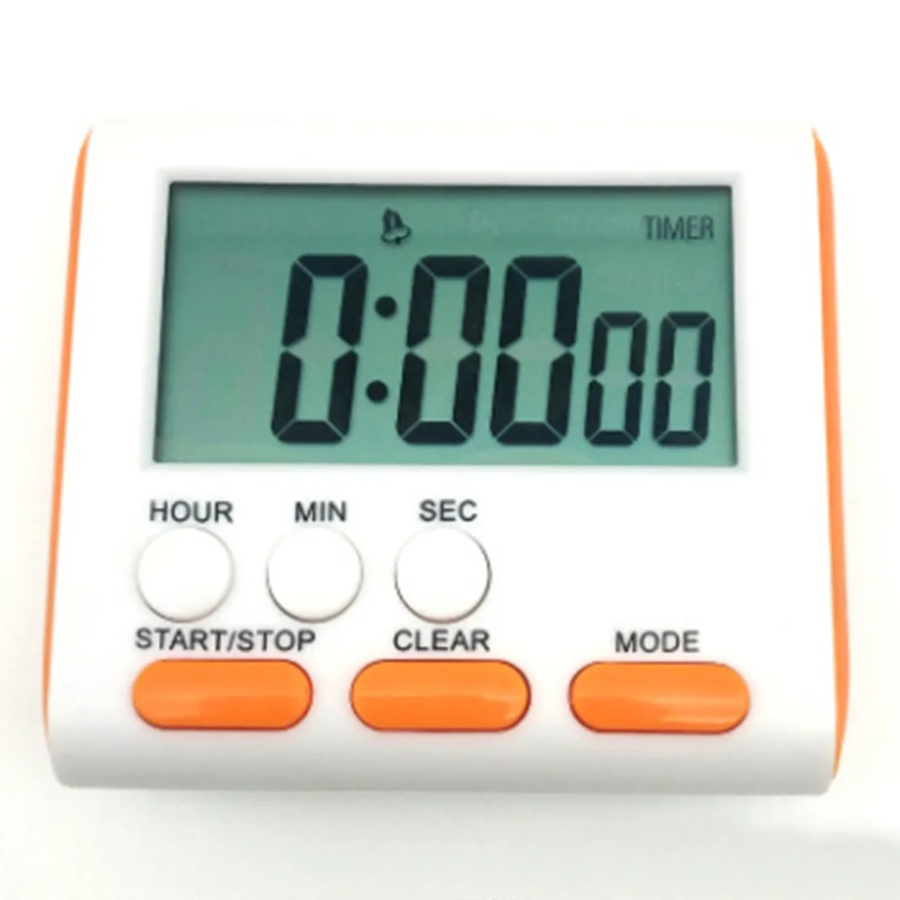 

Magnetic LCD Count Up Kitchen Timer Alarm Down Digital Clock Tool