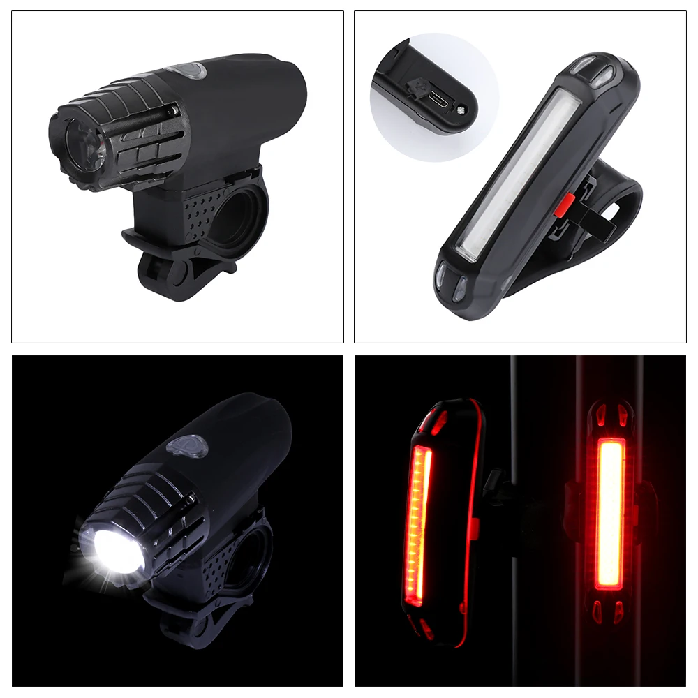Buy 1Pcs/Set USB Rechargeable LED Bicycle waterproof