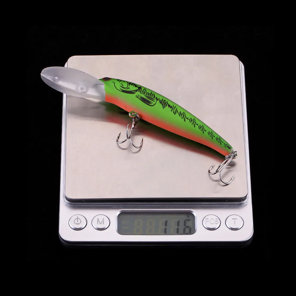 WALK FISH Hot Wobbler Fishing Lure 115mm 11.6g Plastic Minnow Bass Pike Artificial Hard Bait Fishing Tackle Pesca Diving 3-4M - Image 6