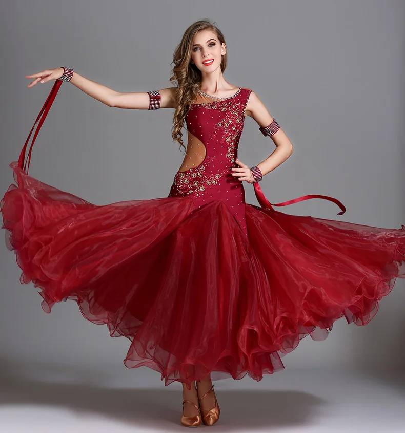 Мэй YU MY794 современный танцевальный костюм для женщин леди взрослый вальцинг Танго горный хрусталь танцевальное Платье Бальный костюм вечернее платье
