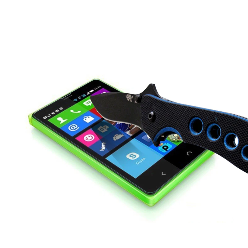 Экран защитная пленка 0,3 мм с уровнем твердости 9 H 25D Передняя Премиум Закаленное Стекло для microsoft Nokia Lumia 1020 N1020
