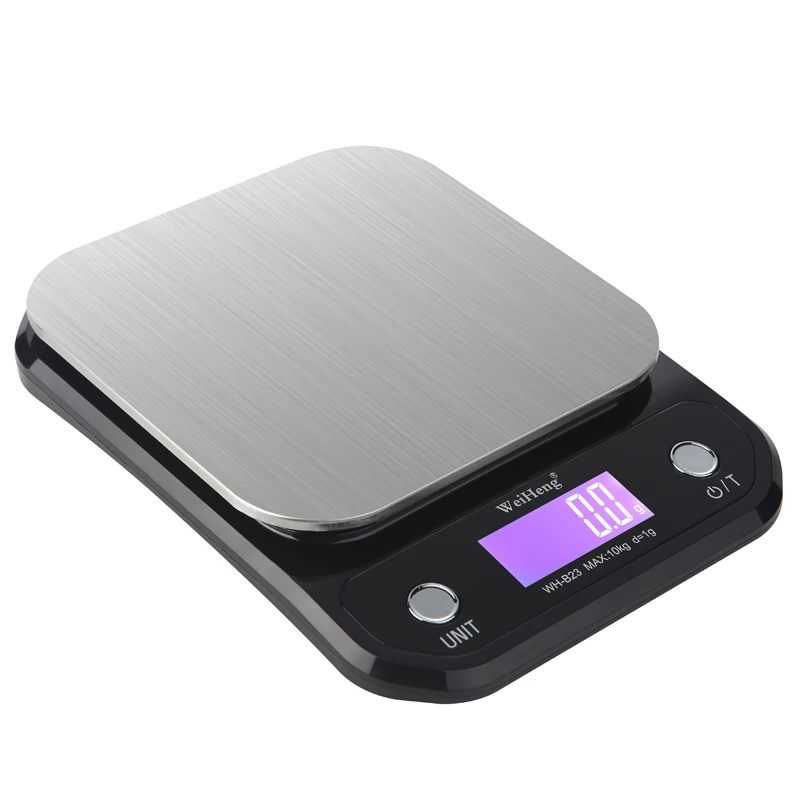 Junejour цифровые весы 10 кг/1 г 3 кг/5 кг 0,1 г весы из нержавеющей стали высокоточные электронные кухонные весы для выпечки
