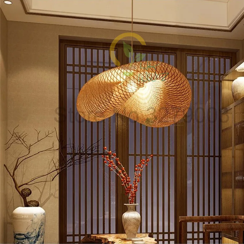 Preise Südost Asiatischen Handgemachte Bambus Weben Rattan Kunst Anhänger Lichter Persönlichkeit Restaurant Hotel Kaffee Hängen Lampen Leuchte