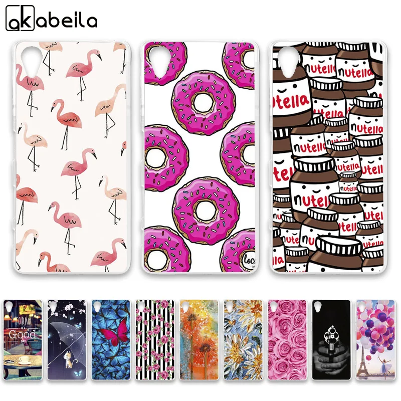 

AKABEILA Soft TPU Phone Cases For Sony Xperia X Performance Dual F8132 F8131 SONY xperia XP Dora SS 5.0 inch Covers Bags Bumper