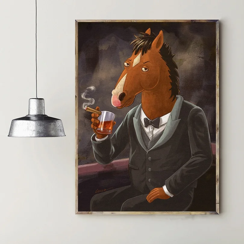 Bojack Horseman Art Canvas Poster Home Decor Dropshipping  