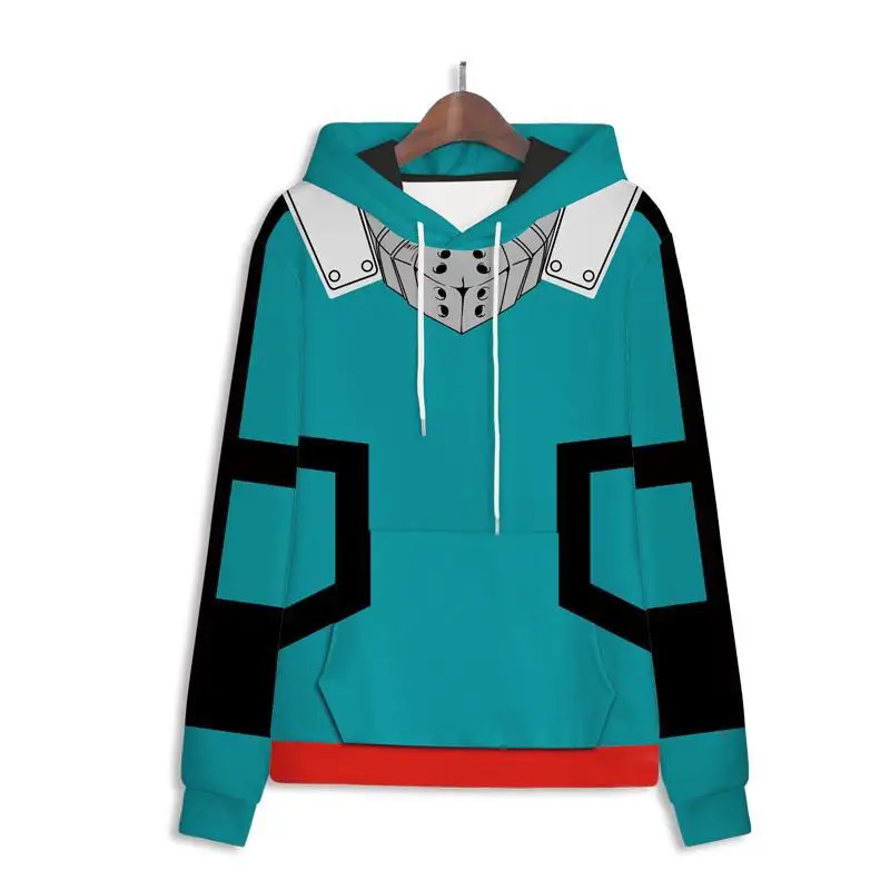 

My Hero Academia Himiko Toga Midoriya Izuku Pullover Hooded Hoodie Cosplay Costume Men Women Casual Pullover Sweatshirt