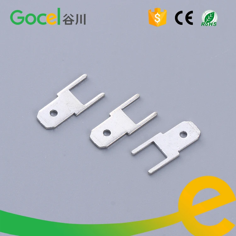 PCB soldering terminal,circuit board terminal connector,4.8mm terminal