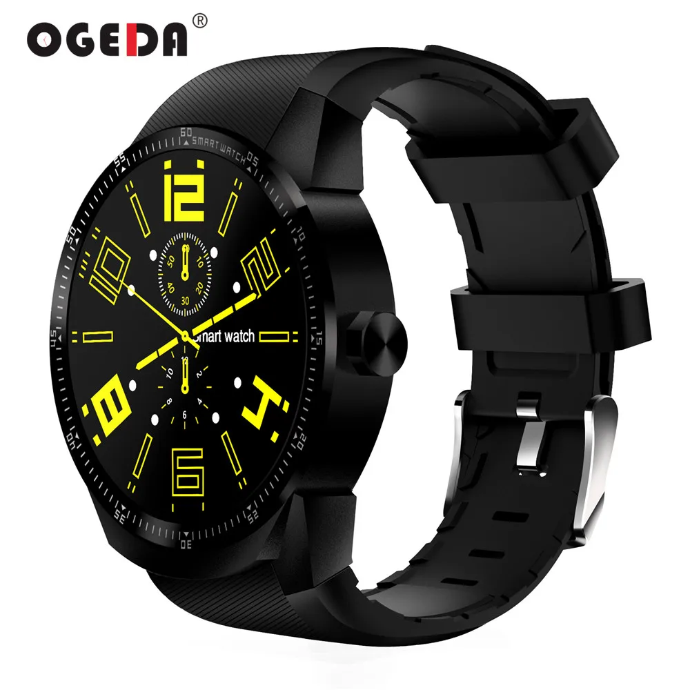 

OGEDA K98H 3G GPS Wifi Men Smart Watch Android 4.1 Support SIM Heart Rate Tracker 4GB ROM Waterproof Bluetooth Smart Watch Male