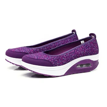 

Women Shoes Nice Fashion Women Fitness Summer Shoes Espadrilles Wedges Platform Breathable Shoes P5d12