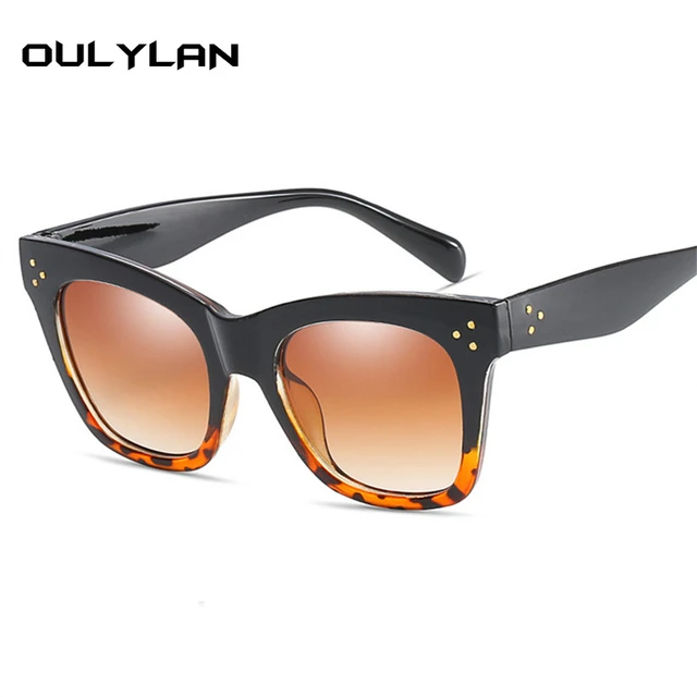 Oulylan Classic Cat Eye Sunglasses Women Vintage Oversized Gradient Sun  Glasses Shades Female Luxury Designer UV400